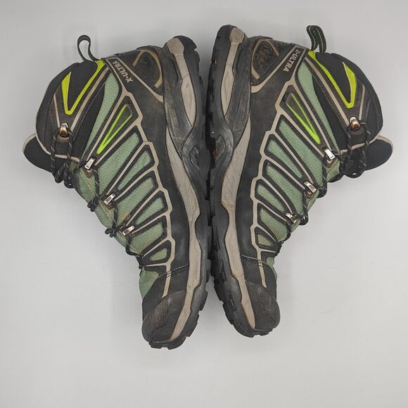 Salomon X Ultra Mid 2 GTX Gore-Tex Hiking Shoes 371032 Green Men's - Picture 6 of 11